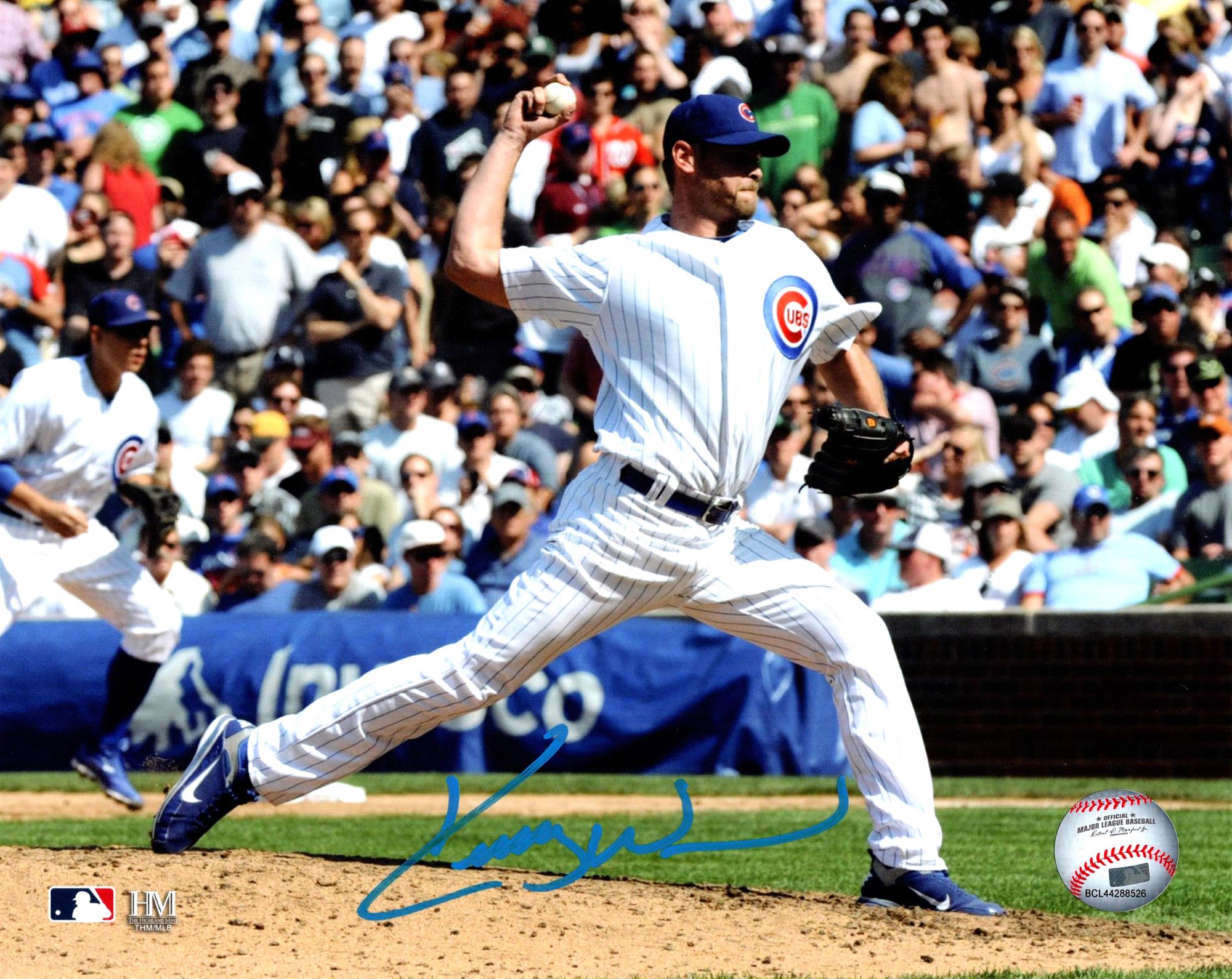 KERRY WOOD SIGNED 8X10 CUBS PHOTO #1