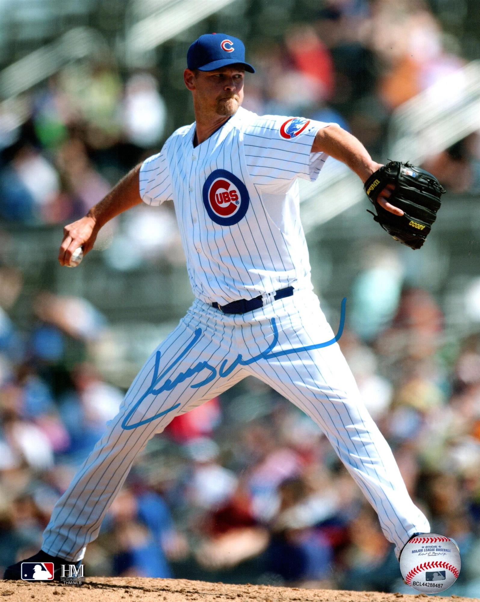 KERRY WOOD SIGNED 8X10 CUBS PHOTO #3