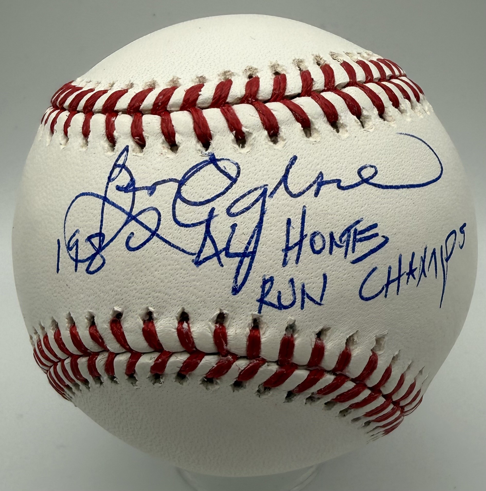 BEN OGLIVIE SIGNED OFFICIAL MLB BASEBALL W/ '80 HR CHAMP  - JSA