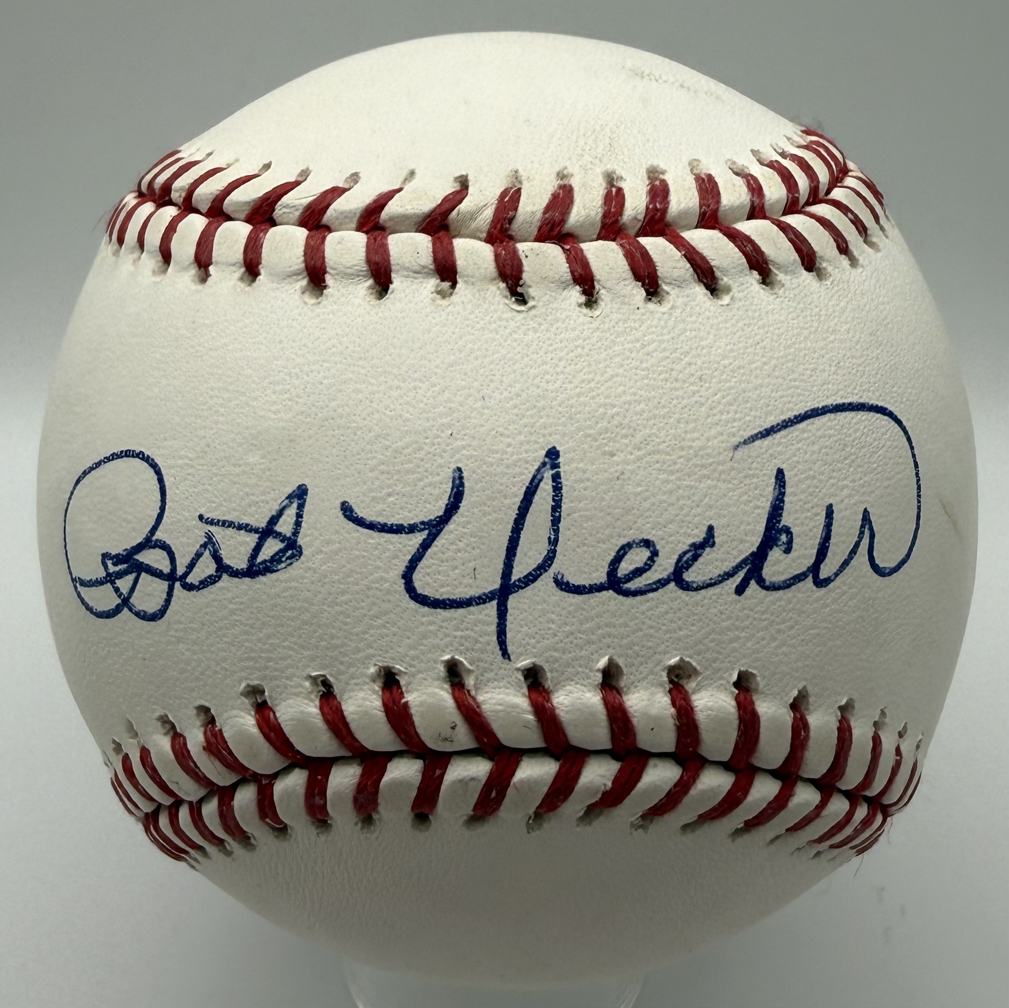 BOB UECKER SIGNED OFFICIAL MLB BASEBALL #4 - JSA