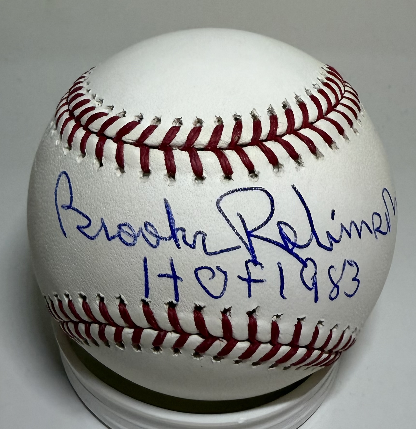 BROOKS ROBINSON SIGNED OFFICIAL MLB BASEBALL W/ HOF - JSA