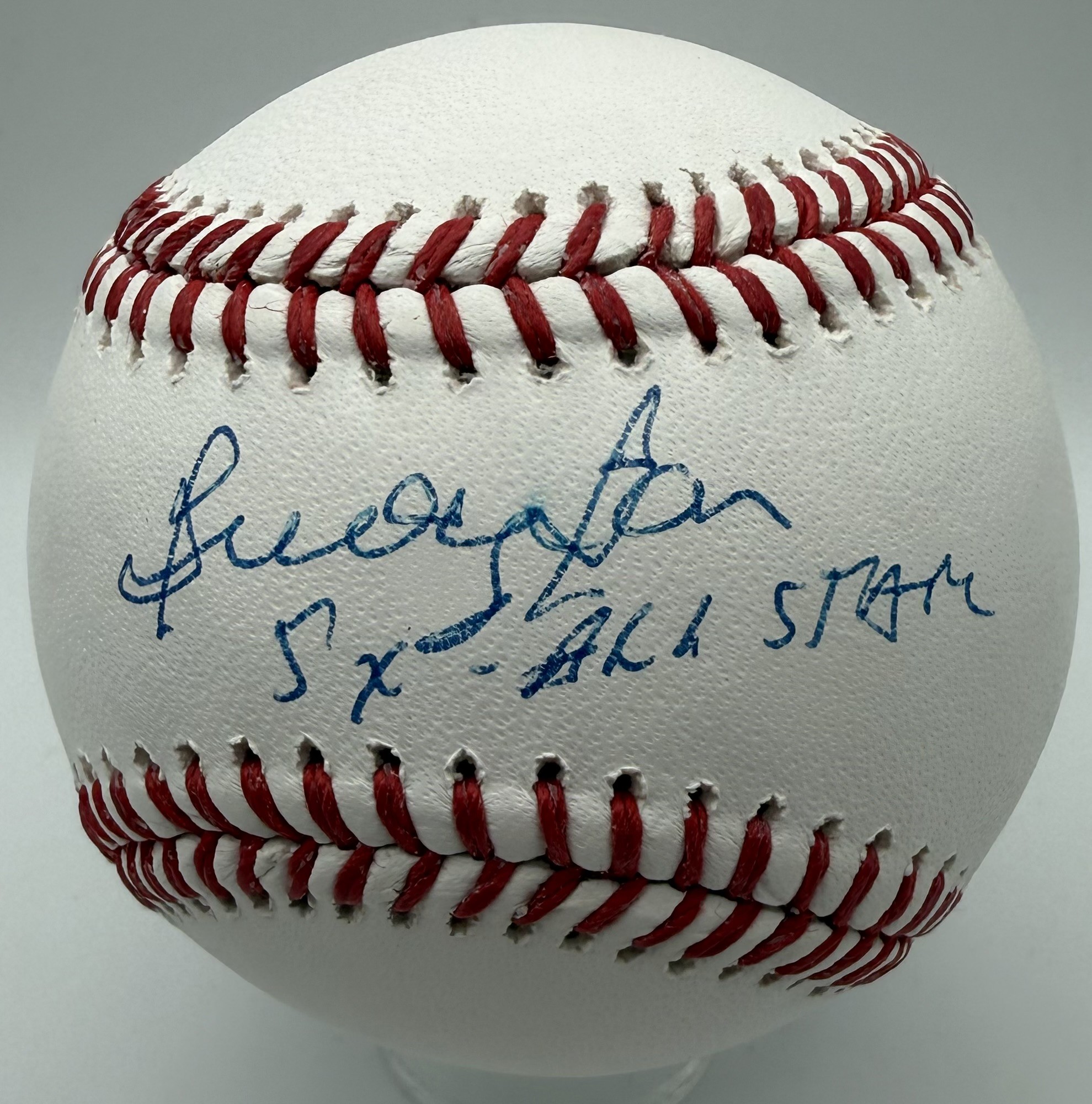BUDDY BELL SIGNED OFFICIAL MLB BASEBALL W/ 5 X ALL STAR - JSA