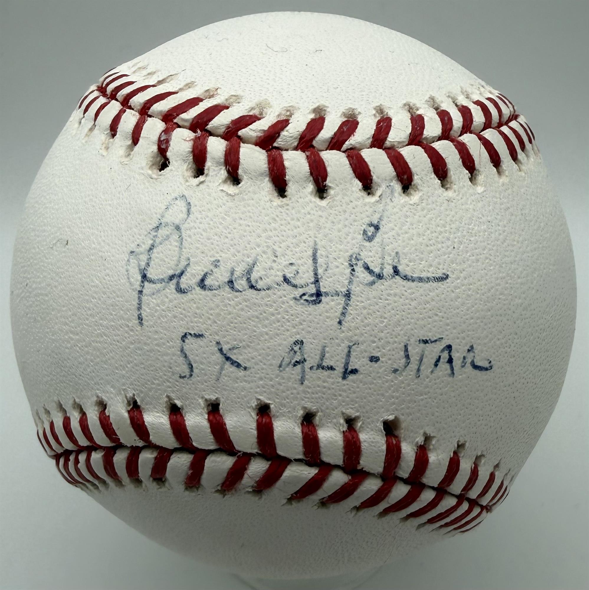 BUDDY BELL SIGNED OFFICIAL MLB BASEBALL W/ "5 X ALL STAR" B - JSA