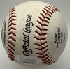 JIM "CATFISH" HUNTER SIGNED OFFICIAL LEAGUE BASEBALL - JSA