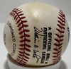 CHUCK TANNER SIGNED OFFICIAL NATIONAL LEAGUE BASEBALL - MILWAUKEE BRAVES