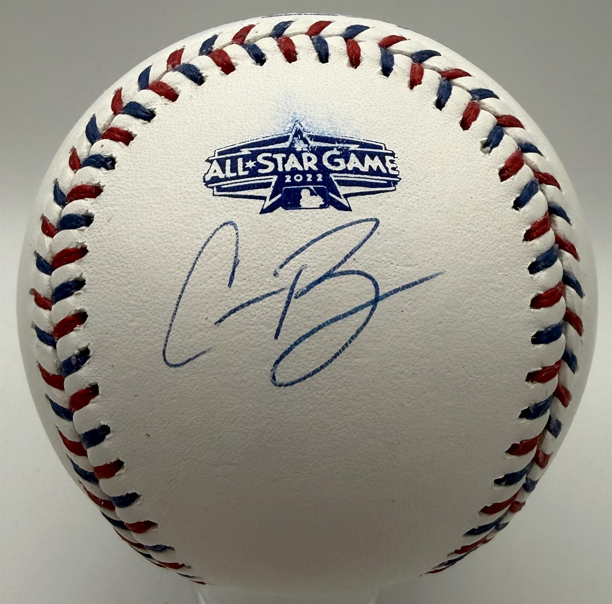 CORBIN BURNES SIGNED OFFICIAL MLB 2022 ALL STAR LOGO BASEBALL - JSA