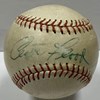 CURT FLOOD SIGNED OFFICIAL LEAGUE BASEBALL - ST. LOUIS CARDINALS MLB - JSA