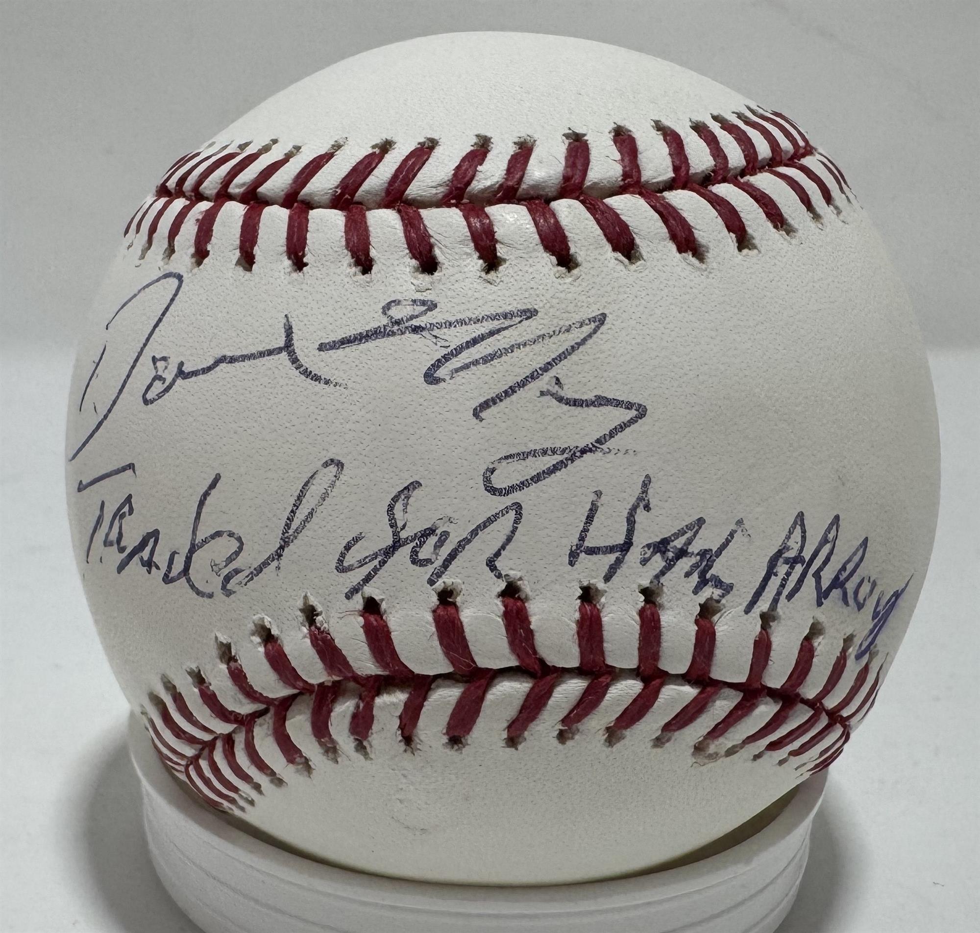 DAVE MAY SIGNED OFFICIAL MAJOR LEAGUE BASEBALL - MILWAUKEE BREWERS