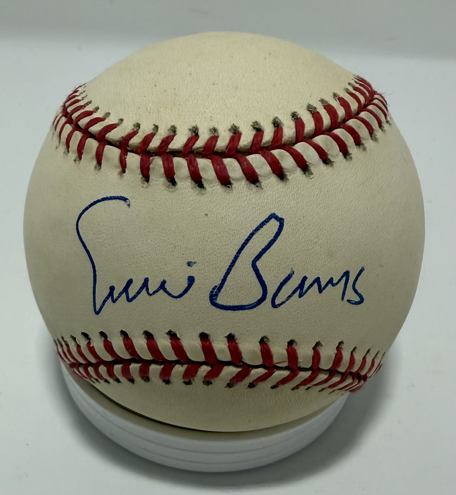 ERNIE BANKS (d) SIGNED OFFICIAL NL BASEBALL - JSA