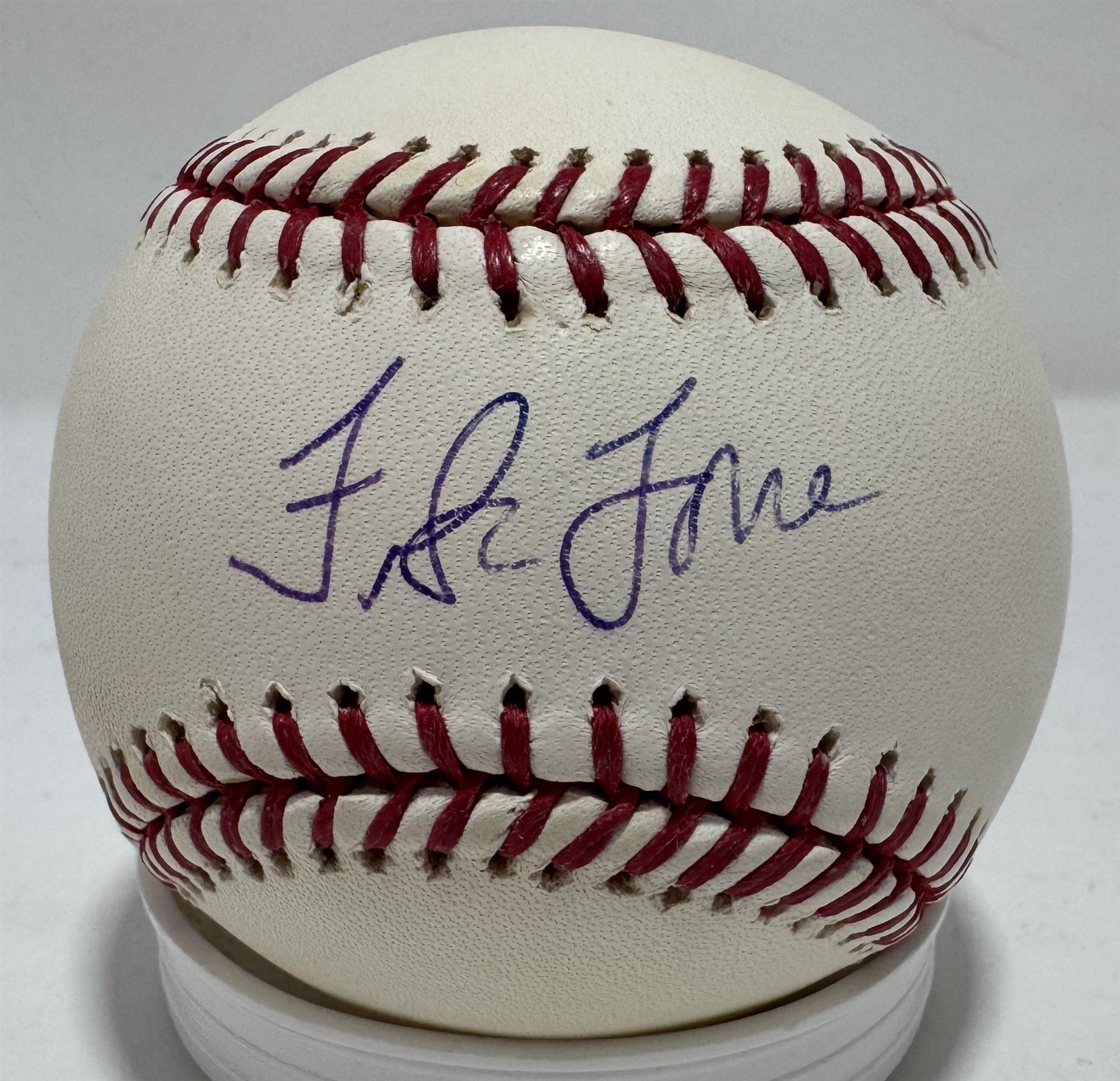 FRANK TORRE SIGNED OFFICIAL MAJOR LEAGUE BASEBALL - MILWAUKEE BRAVES MLB - JSA