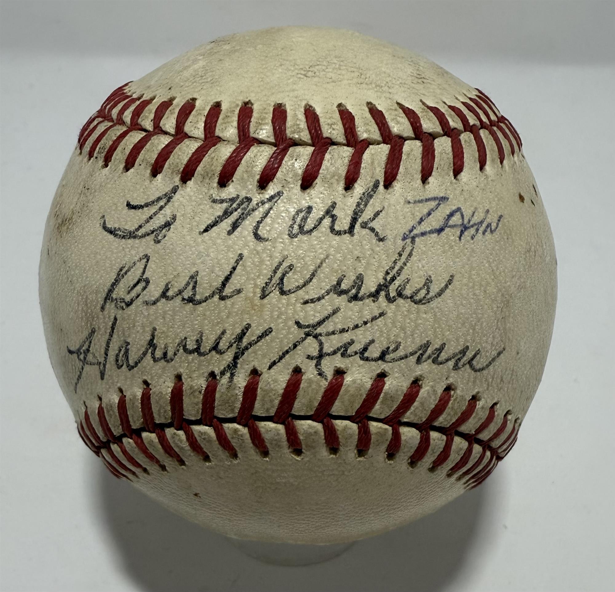 HARVEY KUENN SIGNED OFFICIAL MLB BASEBALL W/ INSCRIPTIONS - MILWAUKEE BREWERS - JSA