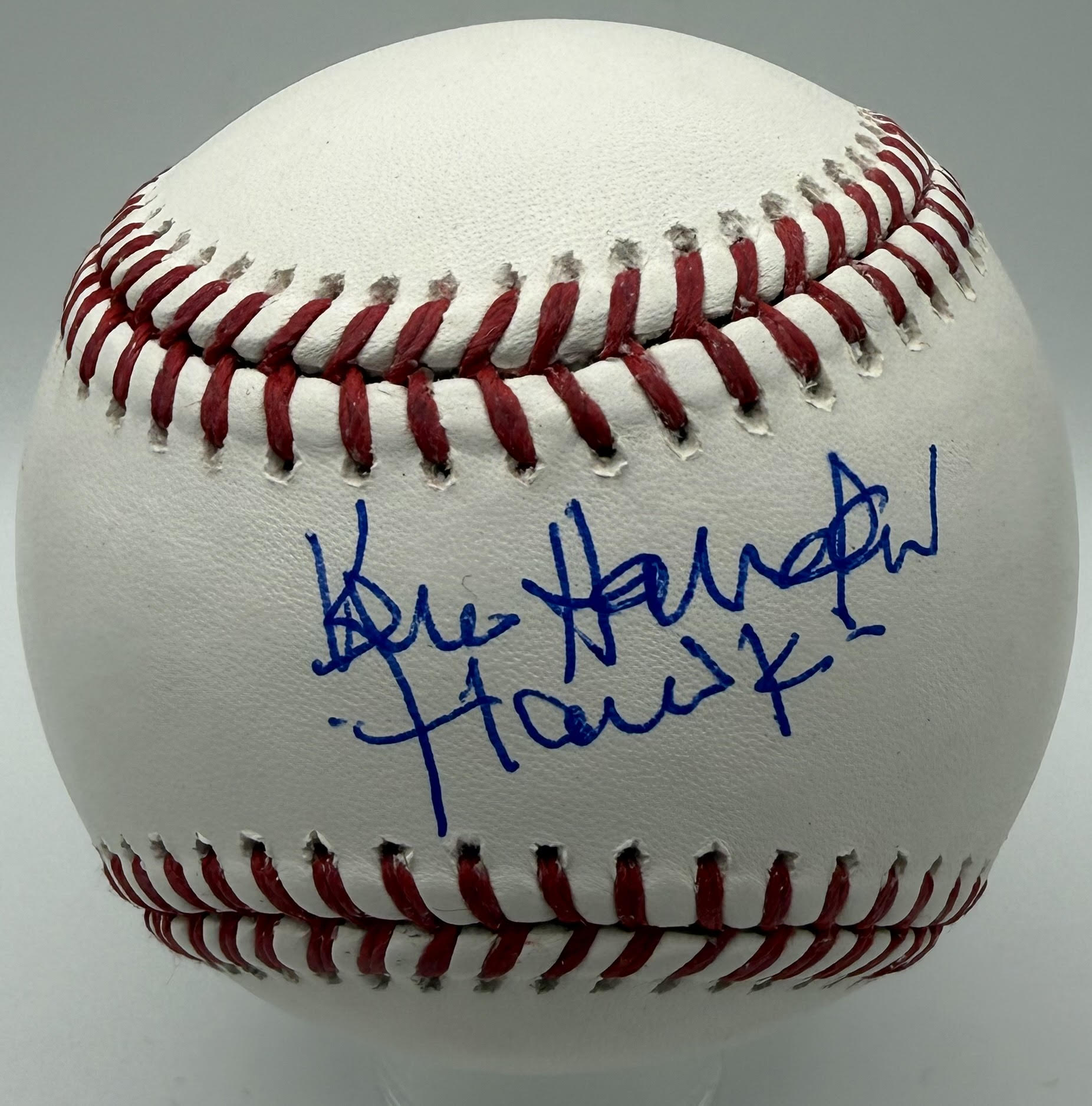 KEN "HAWK" HARRELSON SIGNED OFFICIAL MLB BASEBALL #2 - JSA