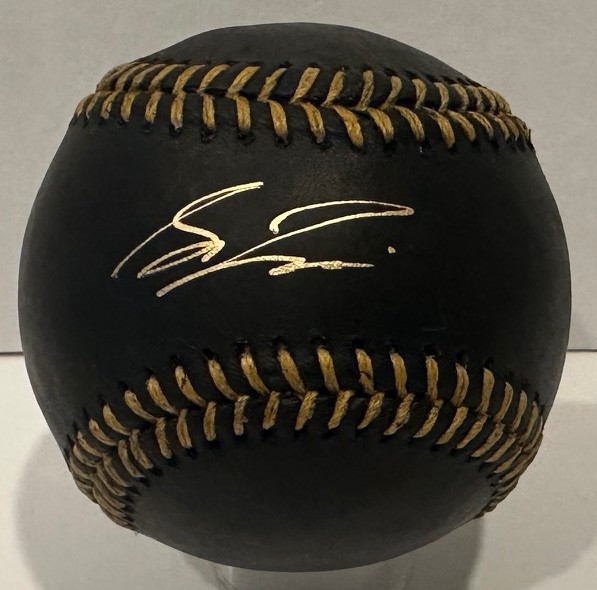 SAL FRELICK SIGNED OFFICIAL MLB BLACK BASEBALL - BREWERS - BAS Copy