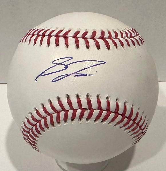 SAL FRELICK SIGNED OFFICIAL MLB BASEBALL - BREWERS - BAS