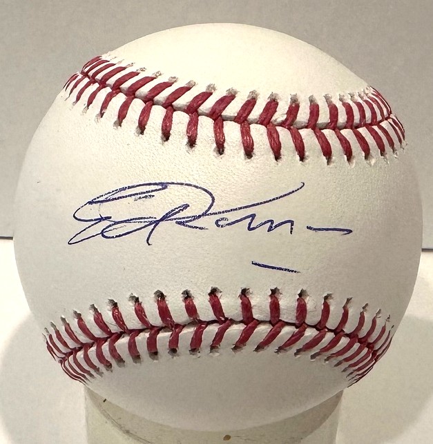 ED ROMERO SIGNED OFFICIAL MLB BASEBALL - BREWERS - JSA