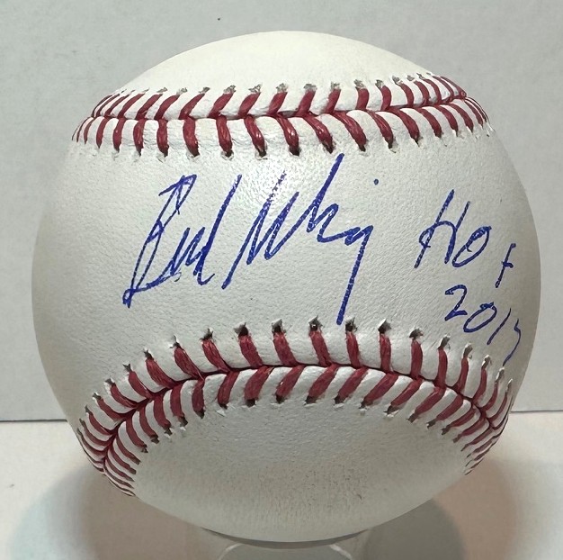 BUD SELIG SIGNED OFFICIAL MLB BASEBALL W/ HOF - BREWERS - BAS