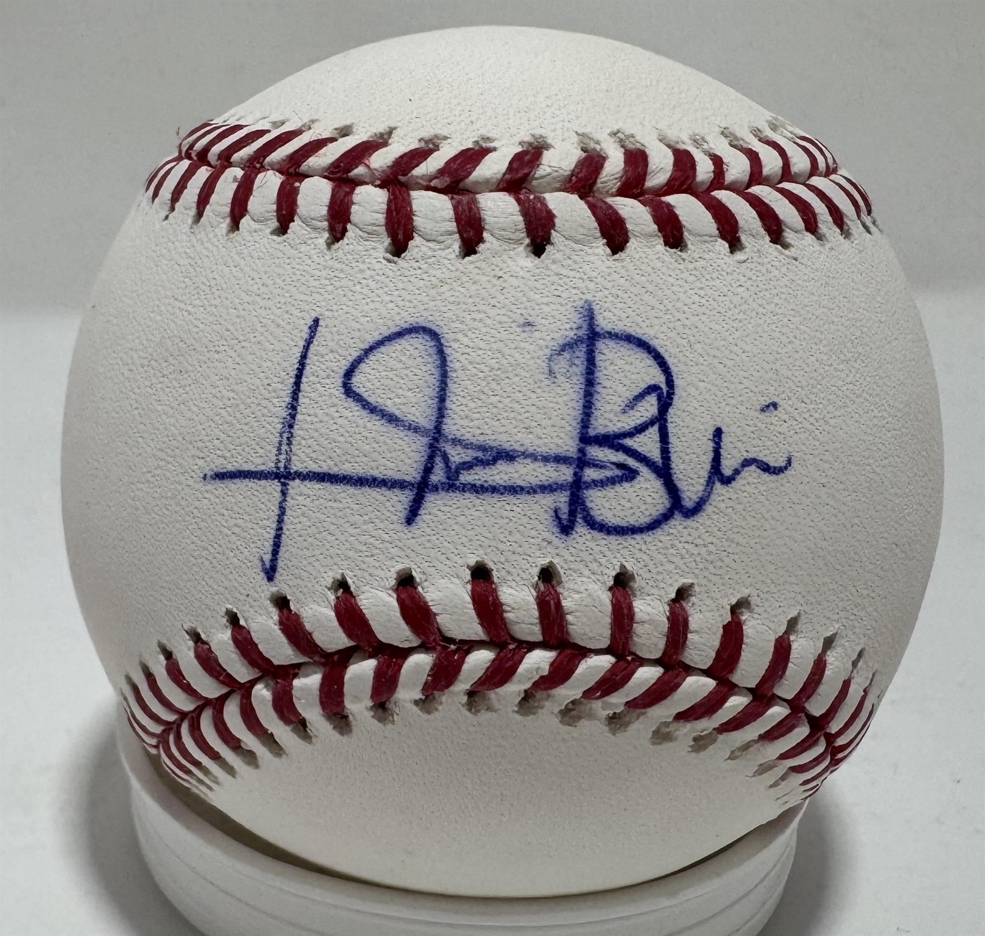 LEWIS BRINSON SIGNED OFFICIAL MAJOR LEAGUE BASEBALL - MILWAUKEE BREWERS - MLB LEWIS BRINSON SIGNED OFFICIAL MAJOR LEAGUE BASEBALL - MILWAUKEE BREWERS - MLB