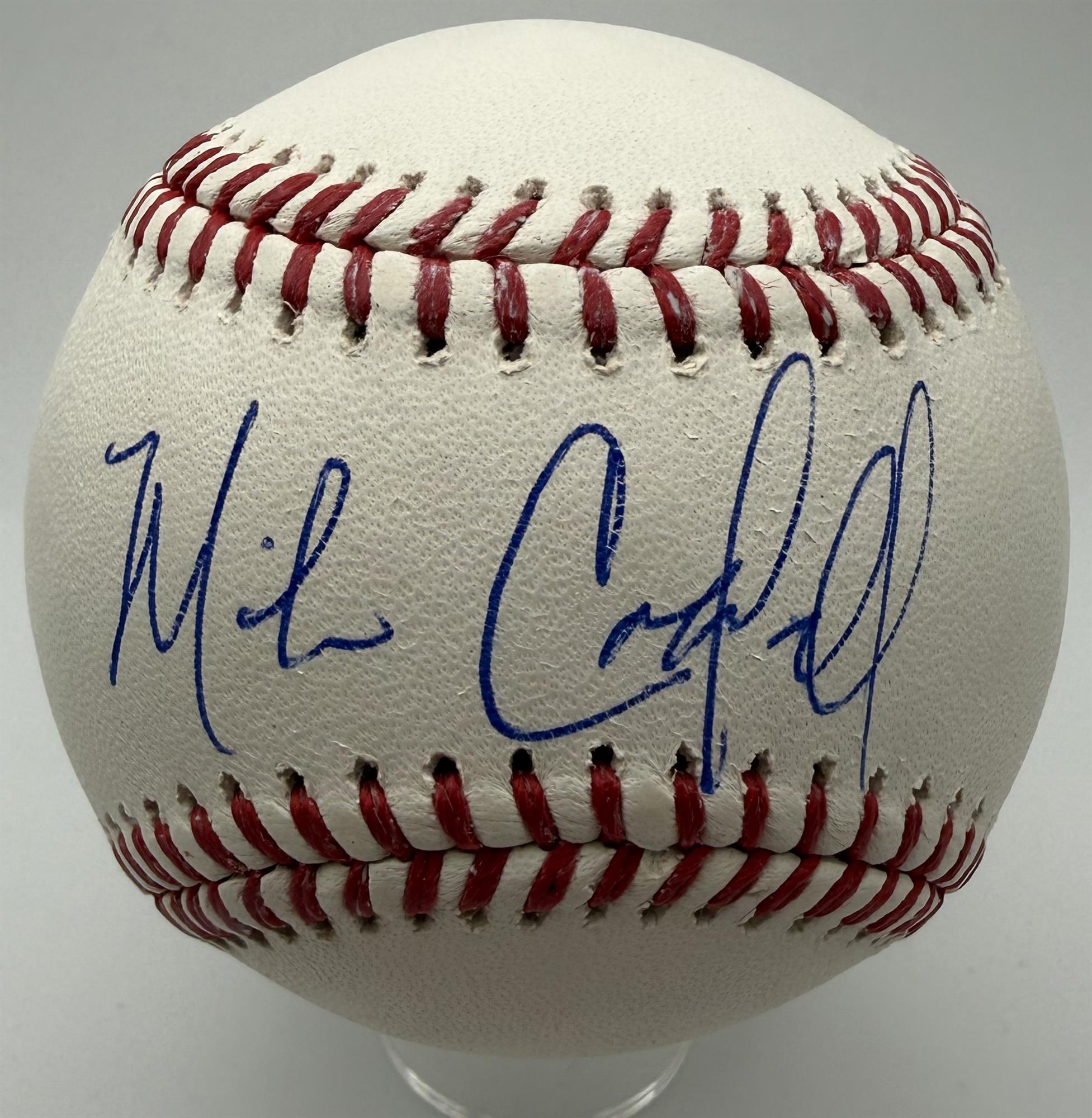MIKE CALDWELL SIGNED OFFICIAL MLB BASEBALL - MILWAUKEE BREWERS - BAS