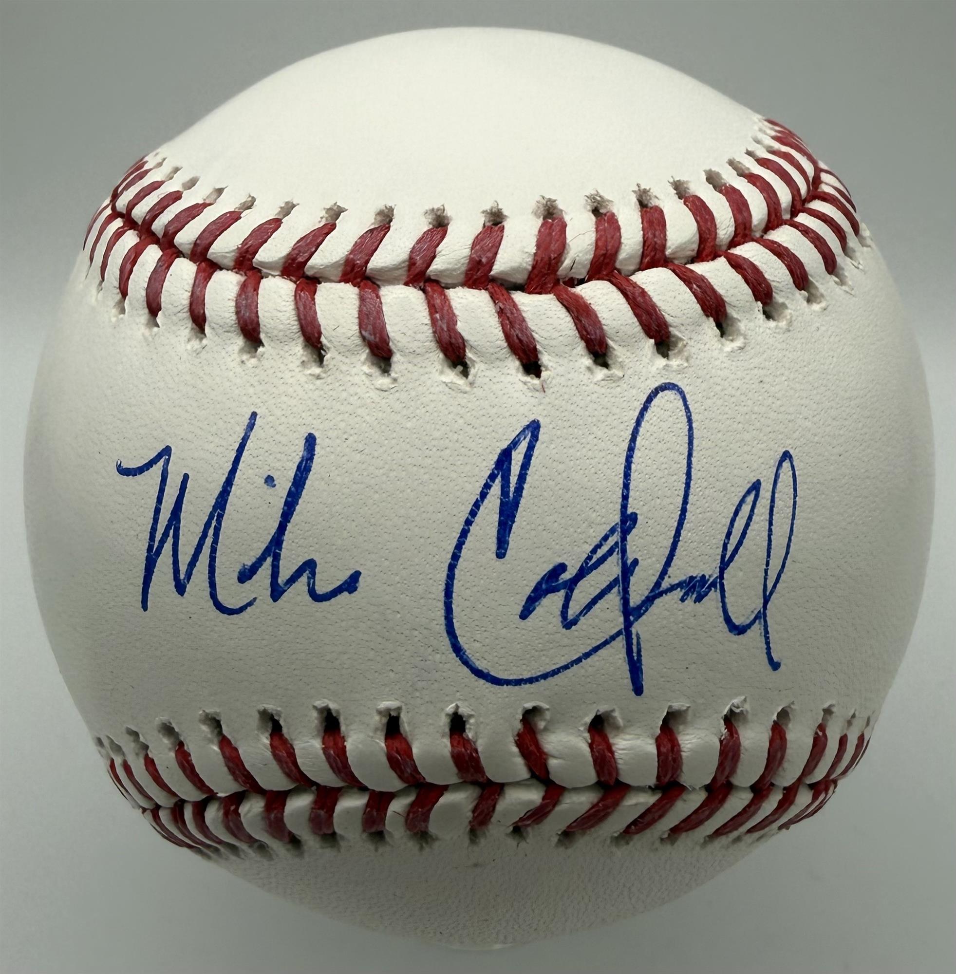 MIKE CALDWELL SIGNED OFFICIAL MLB BASEBALL - MILWAUKEE BREWERS - BAS
