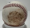 OLIVER DUNN GAME USED OFFICIAL MAJOR LEAGUE BASEBALL - MILWAUKEE BREWERS