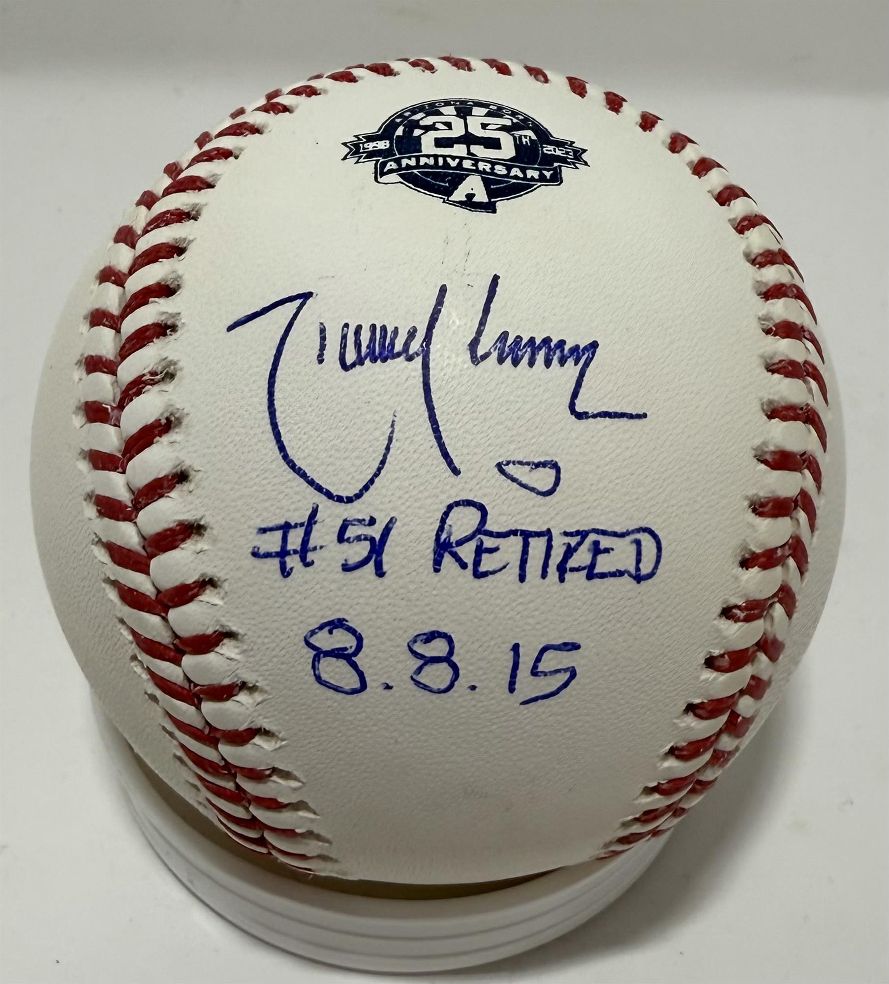 RANDY JOHNSON - ARIZONA DIAMONDBACKS - SIGNED OFFICIAL ARI 25th Anniversary MLB BASEBALL W/ #51 Retired - JSA RANDY JOHNSON - ARIZONA DIAMONDBACKS - SIGNED OFFICIAL ARI 25th Anniversary MLB BASEBALL W/ #51 Retired - JSA