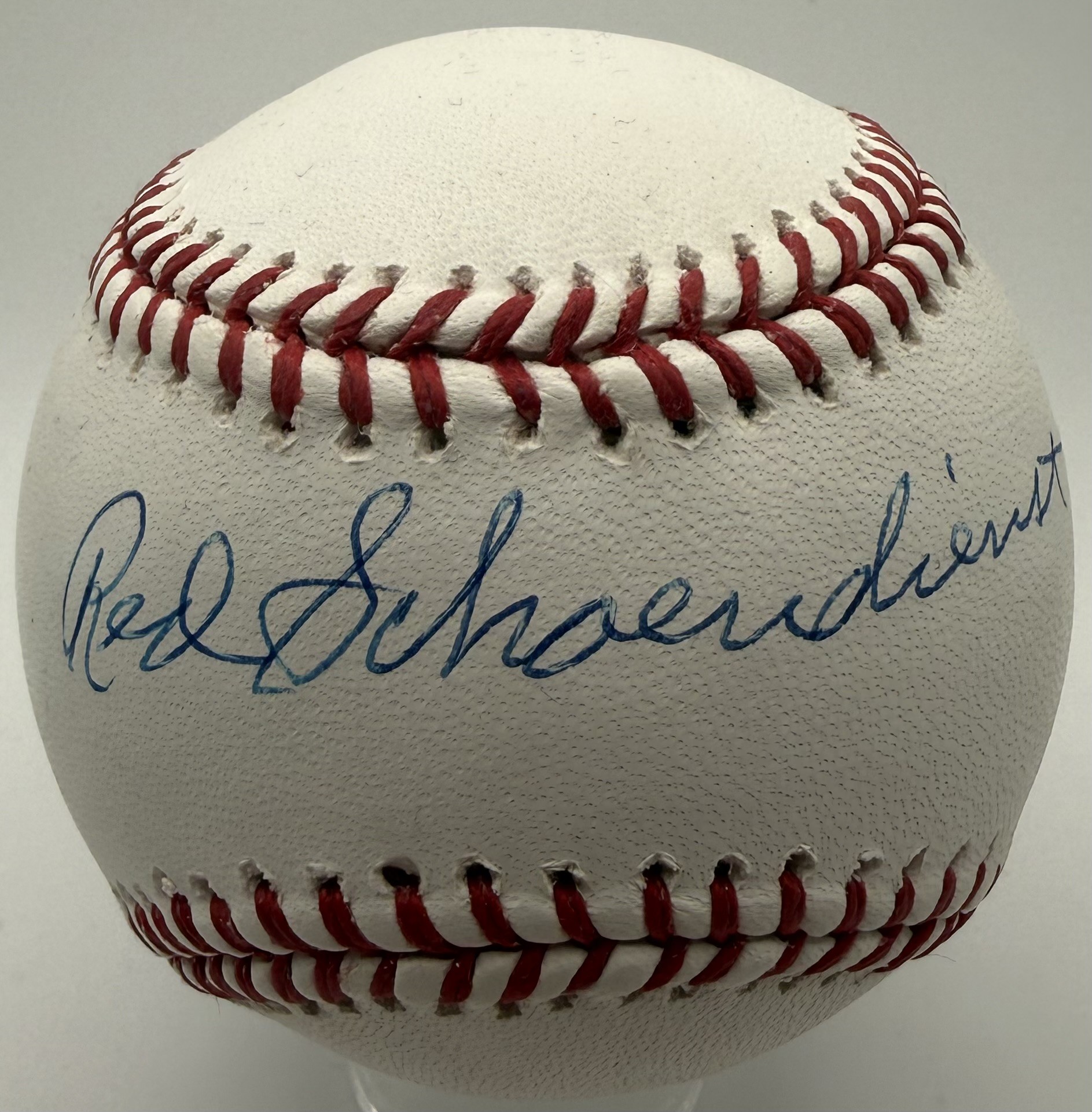 RED SCHOENDIENST SIGNED OFFICIAL MLB BASEBALL - BAS