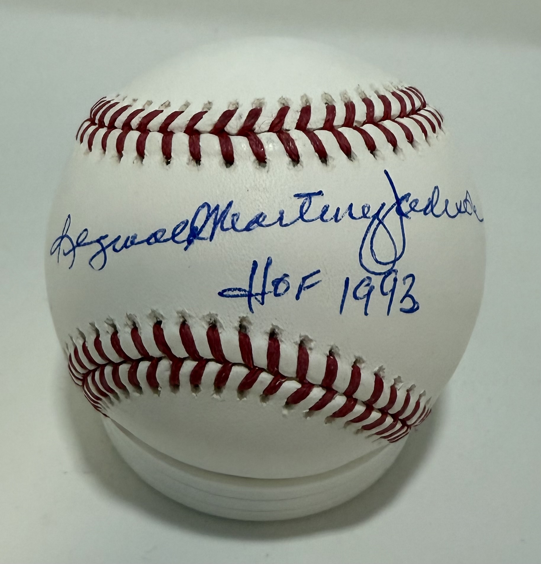 REGGIE JACKSON SIGNED MLB BASEBALL - FULL NAME W/ "HOF 1993" - JSA