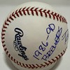ROB DEER SIGNED OFFICIAL MLB BASEBALL W/ BREWERS 1986-90