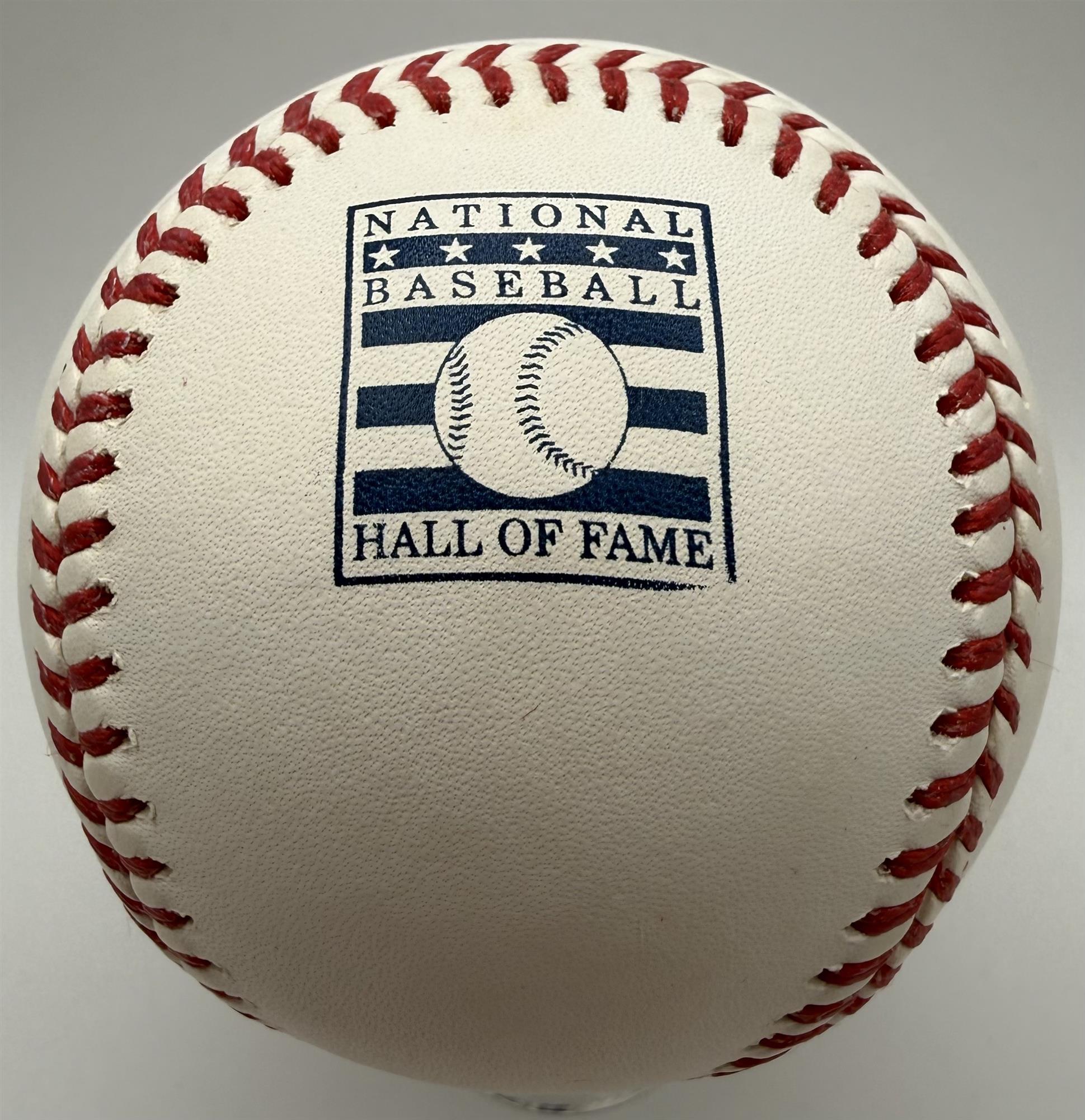 ROLLIE FINGERS SIGNED OFFICIAL MLB HOF LOGO BASEBALL - JSA