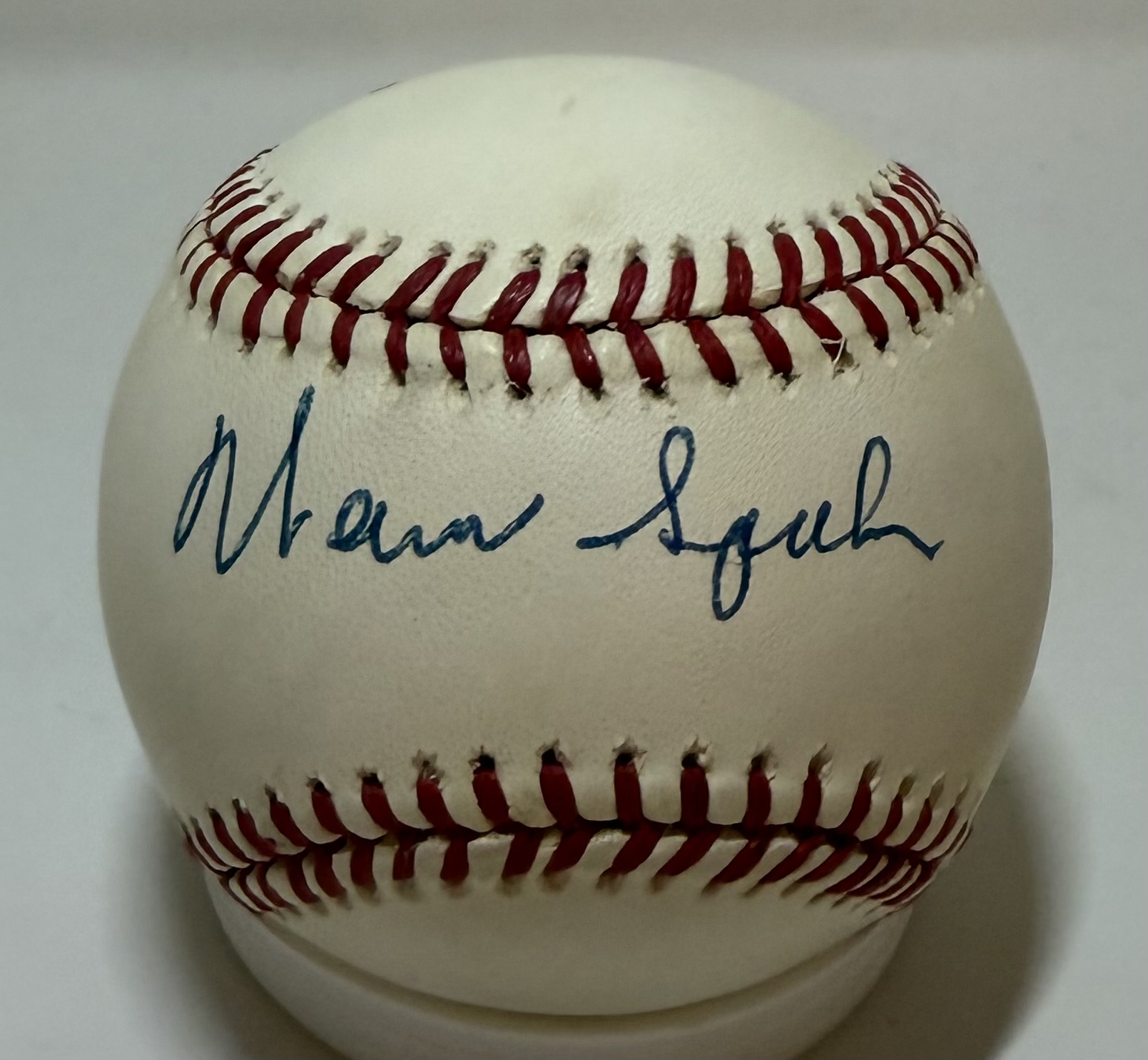 WARREN SPAHN SIGNED OFFICIAL NL BASEBALL