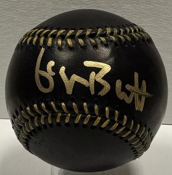 GEORGE BRETT SIGNED OFFICIAL MLB BLACK BASEBALL - ROYALS - JSA