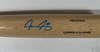 AARON ASHBY SIGNED LOUISVILLE SLUGGER BLONDE BAT - BECKETT