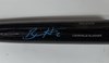 BILL HALL SIGNED LOUISVILLE SLUGGER BLACK BAT - BECKETT