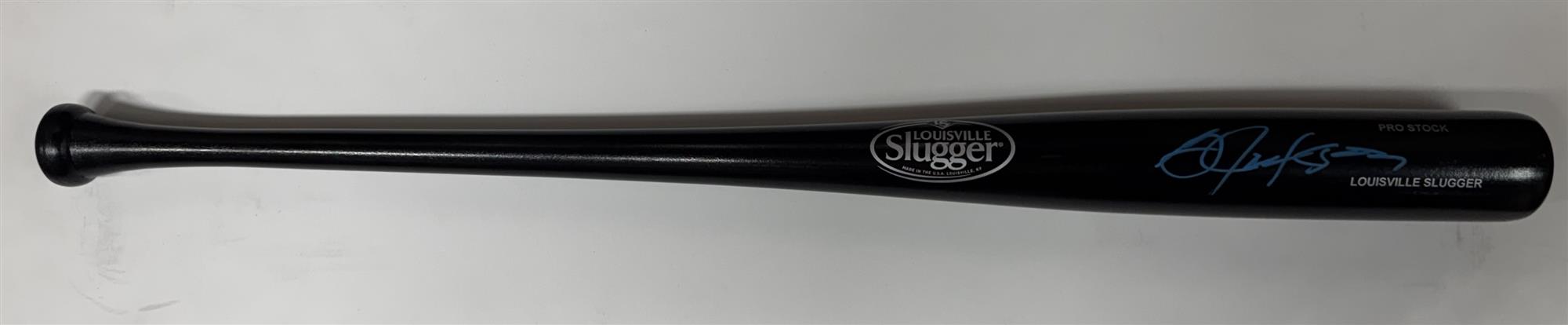 BO JACKSON SIGNED LOUISVILLE SLUGGER BLACK BAT - JSA