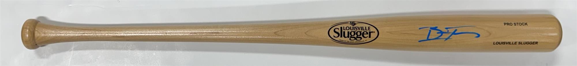 BRICE TURANG SIGNED LOUISVILLE SLUGGER BLONDE REPLICA BAT - MILWAUKEE BREWERS - BAS