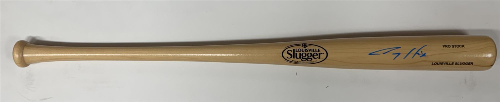 COREY HART SIGNED LOUISVILLE SLUGGER BLONDE BAT - BECKETT