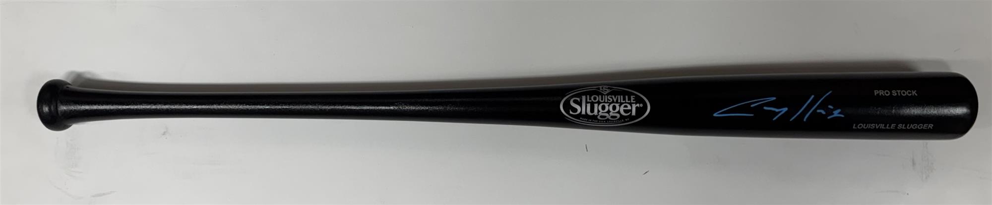 COREY HART SIGNED LOUISVILLE SLUGGER BLACK BAT - BECKETT