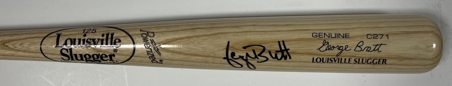 GEORGE BRETT SIGNED LOUISVILLE SLUGGER GAME MODEL BAT - ROYALS - BAS