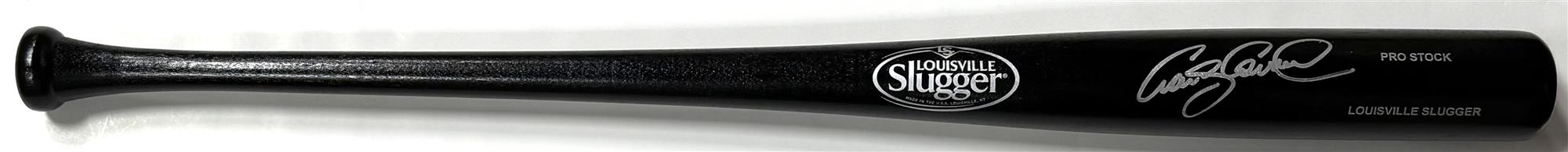 CRAIG COUNSELL SIGNED LOUISVILLE SLUGGER BLACK BAT - CUBS  - BAS