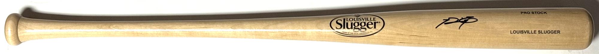 PRINCE FIELDER SIGNED LOUISVILLE SLUGGER BLONDE BAT - BREWERS - JSA