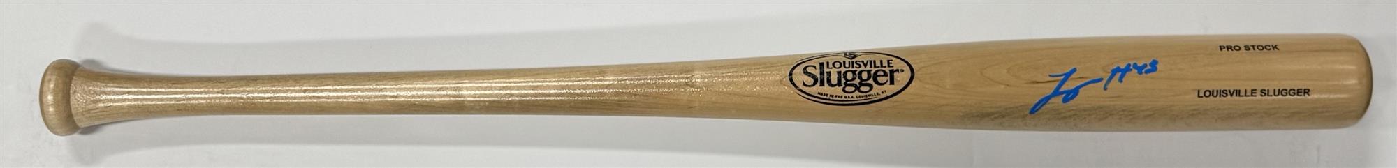 LOGAN HENDERSON SIGNED LOUISVILLE SLUGGER BLONDE BAT - MILWAUKEE BREWERS - BECKETT