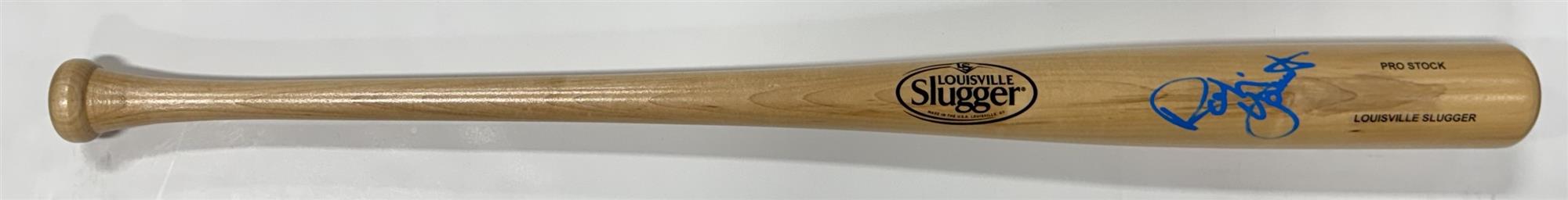 ROBIN YOUNT SIGNED LOUISVILLE SLUGGER BLONDE BAT - MILWAUKEE BREWERS - BAS