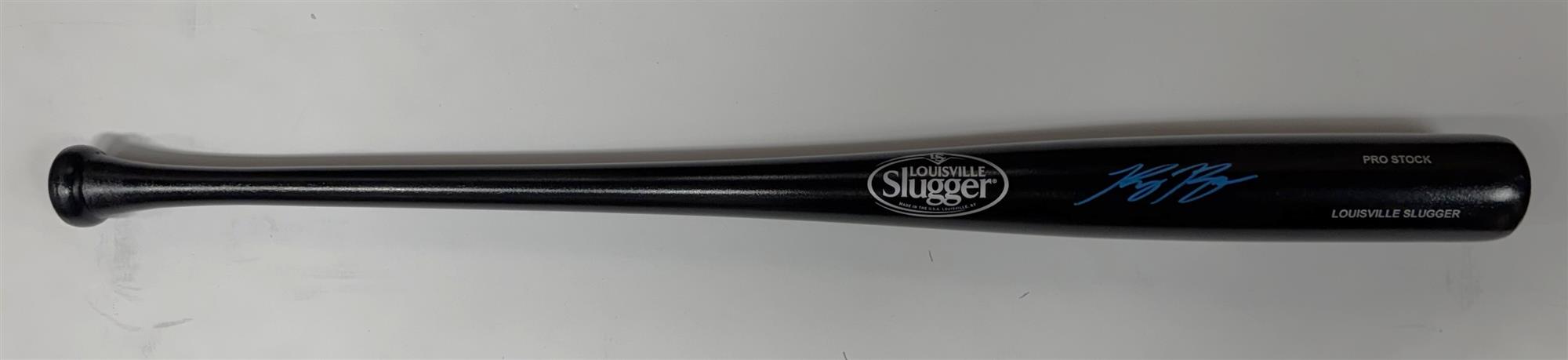 RYAN BRAUN SIGNED LOUISVILLE SLUGGER BLACK BAT - BECKETT