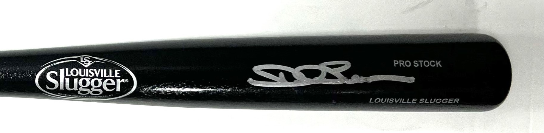 DALE SVEUM SIGNED  LOUISVILLE SLUGGER BLACK BAT - BREWERS - BECKETT