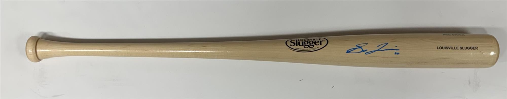 SAL FRELICK SIGNED LOUISVILLE SLUGGER BLONDE REPLICA BAT - BAS