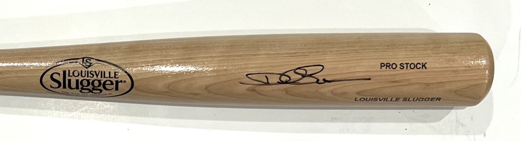 DALE SVEUM SIGNED  LOUISVILLE SLUGGER BLONDE BAT - BREWERS - BECKETT