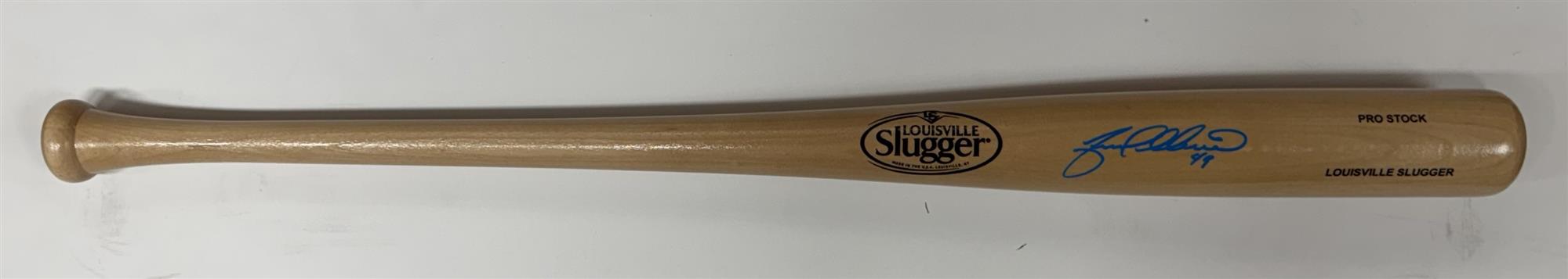 YOVANI GALLARDO SIGNED LOUISVILLE SLUGGER BLOND BAT - BECKETT