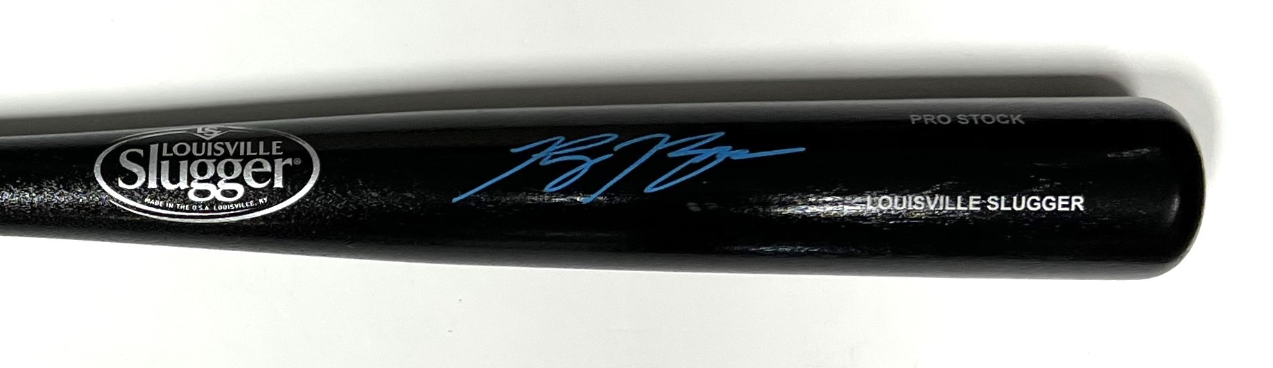 RYAN BRAUN SIGNED LOUISVILLE SLUGGER BLACK BAT - BCA