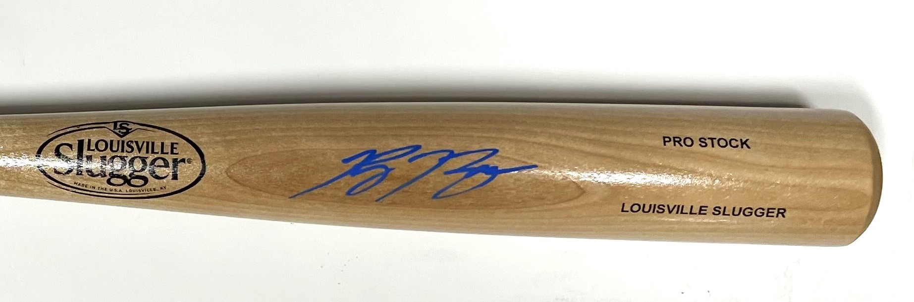 RYAN BRAUN SIGNED LOUISVILLE SLUGGER BLONDE BAT - BCA