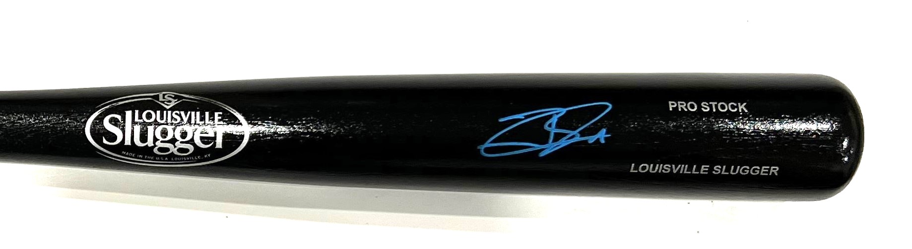 JACKSON CHOURIO SIGNED LOUISVILLE SLUGGER BLACK BAT - BREWERS - MLB AUTHENTICATION JACKSON CHOURIO SIGNED LOUISVILLE SLUGGER BLACK BAT - BREWERS - MLB AUTHENTICATION